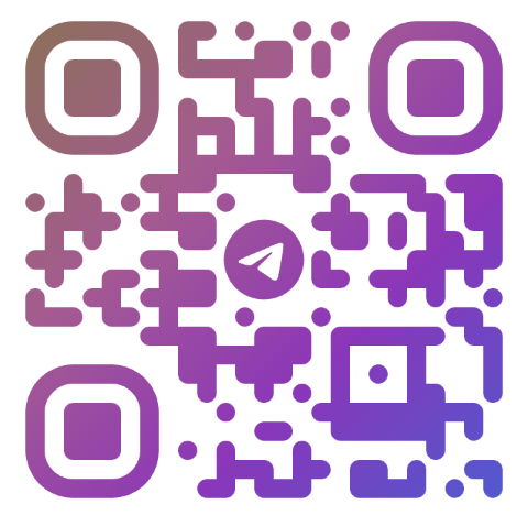 QR code to chat with Oliver on Telegram