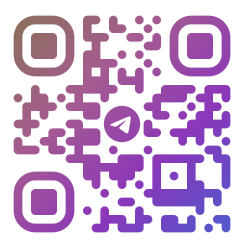 QR code to chat with Naomi on Telegram