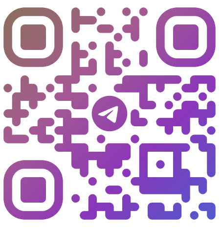 QR code to chat with Emma on Telegram